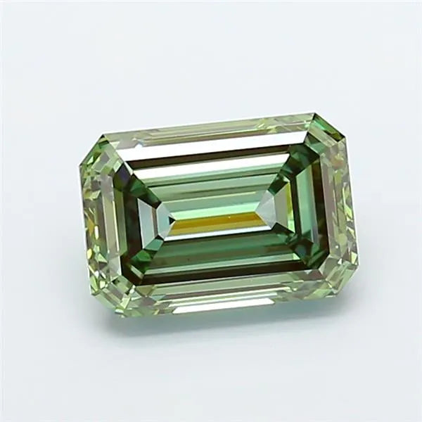 4.03ct Emerald Lab Grown Diamond (Colour Fancy Vivid Green, Clarity VS1, IGI Certified)