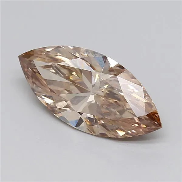 4.03ct Marquise Lab Grown Diamond (Colour Fancy Brown, Clarity VS1, IGI Certified)