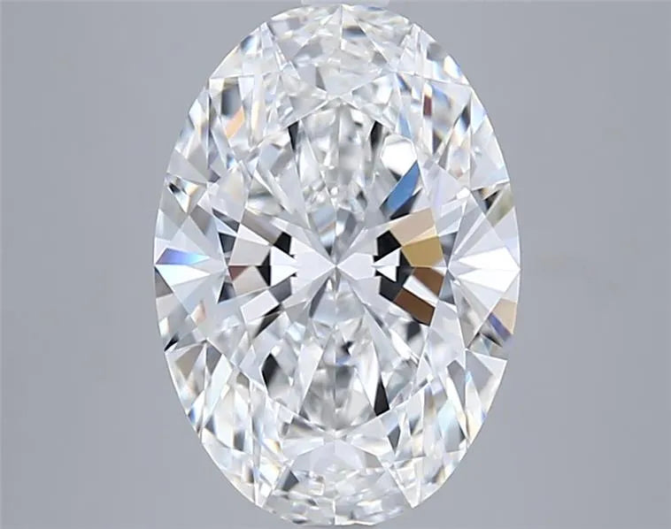 4.04ct Oval Lab Grown Diamond (Colour F, Clarity VVS2, IGI Certified)