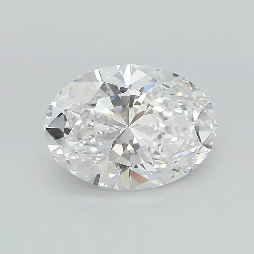 4.10ct Oval Lab Grown Diamond (Colour D, Clarity VS1, IGI Certified)