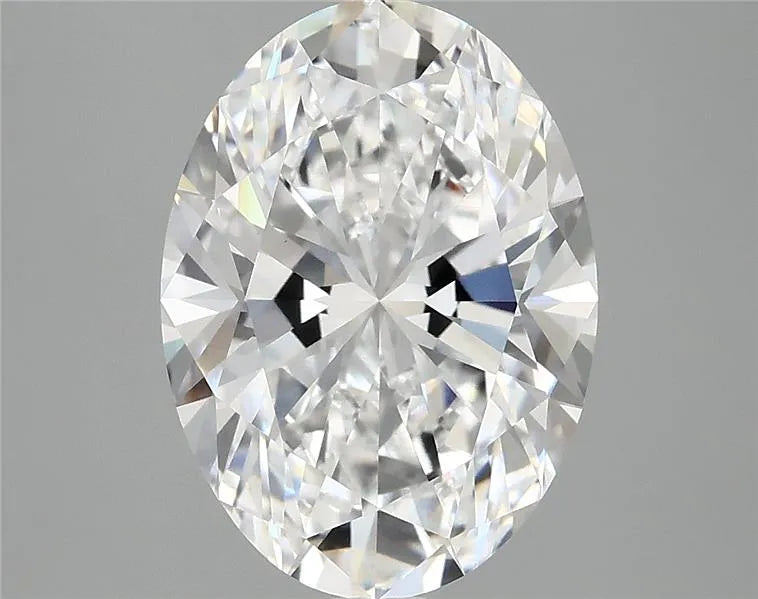 4.10ct Oval Lab Grown Diamond (Colour D, Clarity VVS2, IGI Certified)
