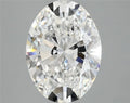 4.10ct Oval Lab Grown Diamond (Colour E, Clarity VVS1, IGI Certified)