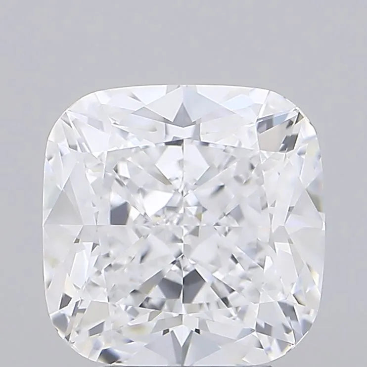 4.11ct Cushion modified Lab Grown Diamond (Colour D, Clarity IF, IGI Certified)