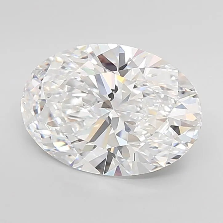 4.17ct Oval Lab Grown Diamond (Colour D, Clarity VVS2, Cut EX, IGI Certified)