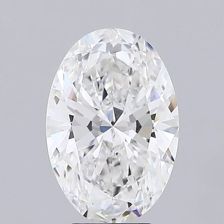 4.21ct Oval Lab Grown Diamond (Colour E, Clarity VVS1, IGI Certified)