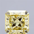 4.41ct Square radiant Lab Grown Diamond (Colour Fancy Yellow, Clarity VVS2, IGI Certified)