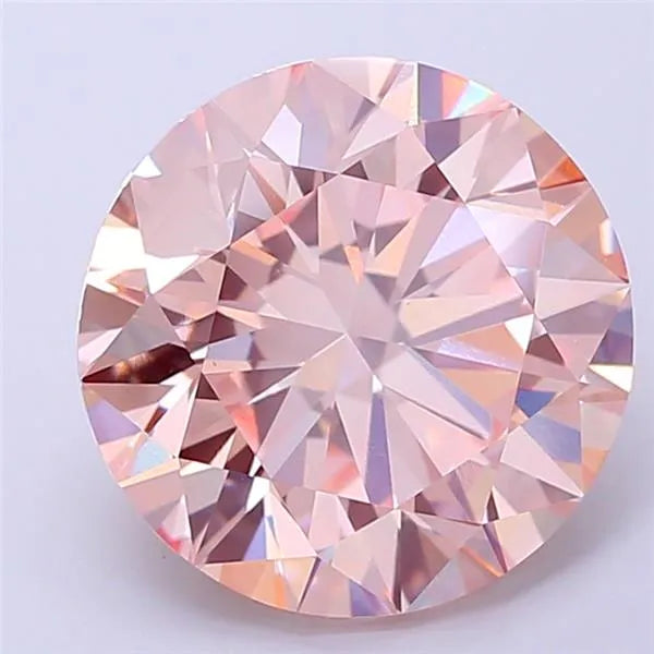 4.50ct Round Lab Grown Diamond (Colour Fancy Intense Pink, Clarity VS1, Cut EX, IGI Certified)