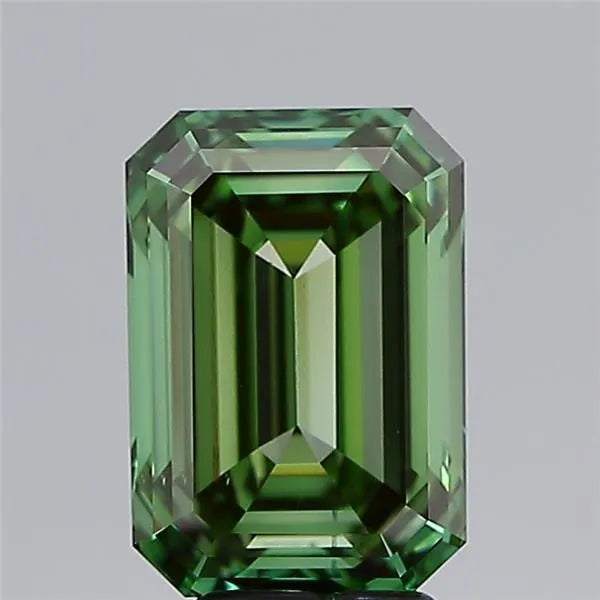 4.55ct Emerald Lab Grown Diamond (Colour Fancy Vivid Green, Clarity VS2, IGI Certified)