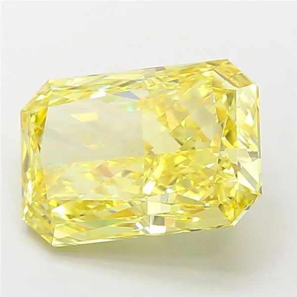 4.80ct Radiant Lab Grown Diamond (Colour Fancy Vivid Yellow, Clarity VS1, IGI Certified)