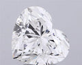 5.00ct Heart Lab Grown Diamond (Colour E, Clarity VVS2, IGI Certified)