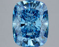 5.02ct Cushion modified Lab Grown Diamond (Colour Fancy Vivid Blue, Clarity VS1, IGI Certified)