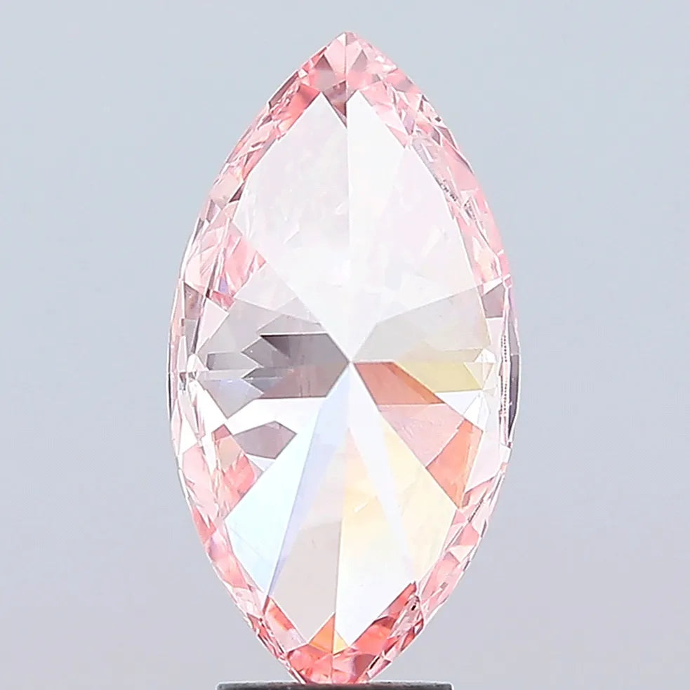 5.03ct Marquise Lab Grown Diamond (Colour Fancy Vivid Pink, Clarity VVS2, IGI Certified)