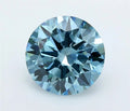 5.03ct Round Lab Grown Diamond (Colour Fancy Vivid Blue, Clarity VVS2, Cut ID, IGI Certified)