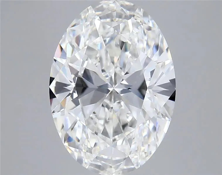 5.04ct Oval Lab Grown Diamond (Colour E, Clarity VVS2, IGI Certified)