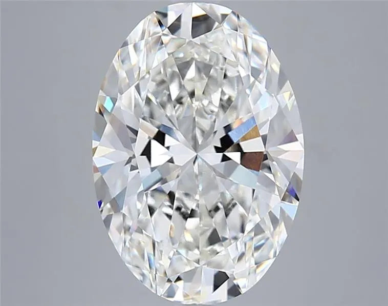 5.04ct Oval Lab Grown Diamond (Colour H, Clarity VVS2, IGI Certified)