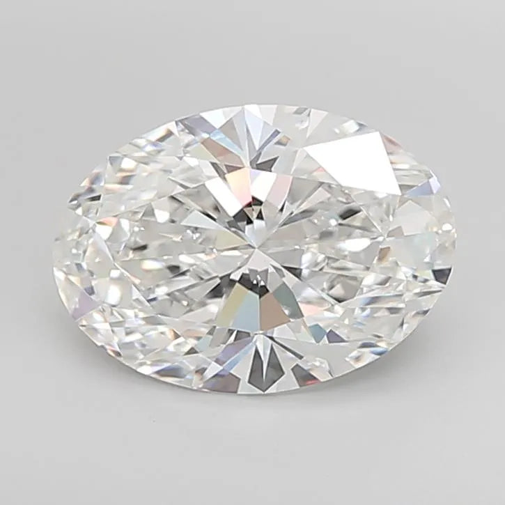 5.05ct Oval Lab Grown Diamond (Colour F, Clarity VVS2, IGI Certified)