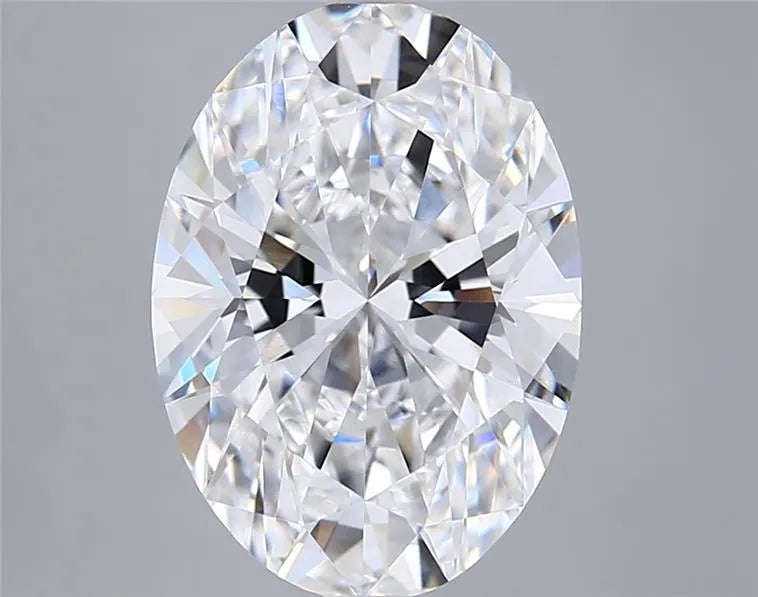 5.06ct Oval Lab Grown Diamond (Colour D, Clarity VS2, IGI Certified)