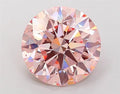 5.06ct Round Lab Grown Diamond (Colour Fancy Intense Pink, Clarity VS2, Cut ID, IGI Certified)