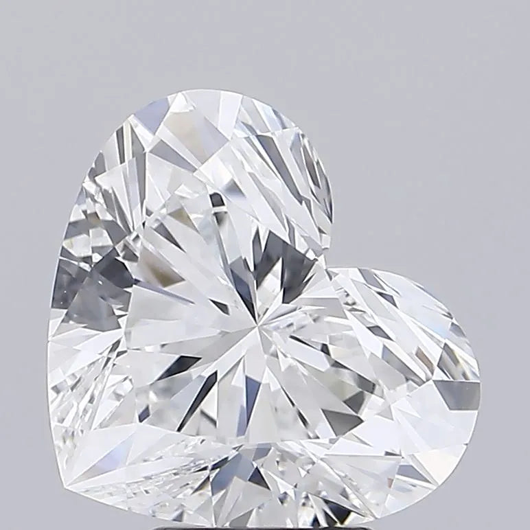 5.10ct Heart Lab Grown Diamond (Colour E, Clarity IF, IGI Certified)