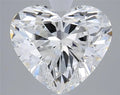 5.12ct Heart Lab Grown Diamond (Colour E, Clarity VVS1, IGI Certified)