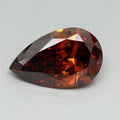 5.17ct Pear Lab Grown Diamond (Colour Fancy Deep Orange, Clarity VVS2, IGI Certified)