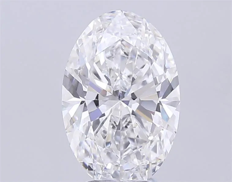 5.20ct Oval Lab Grown Diamond (Colour E, Clarity VVS2, IGI Certified)