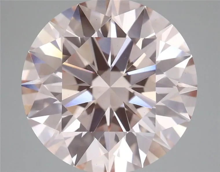 5.25ct Round Lab Grown Diamond (Colour Fancy Pink, Clarity VS1, Cut ID, IGI Certified)