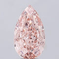 5.27ct Pear Lab Grown Diamond (Colour Fancy Vivid Pink, Clarity VS1, IGI Certified)