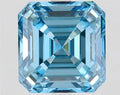 5.39ct Asscher Lab Grown Diamond (Colour Fancy Vivid Blue, Clarity VVS2, IGI Certified)