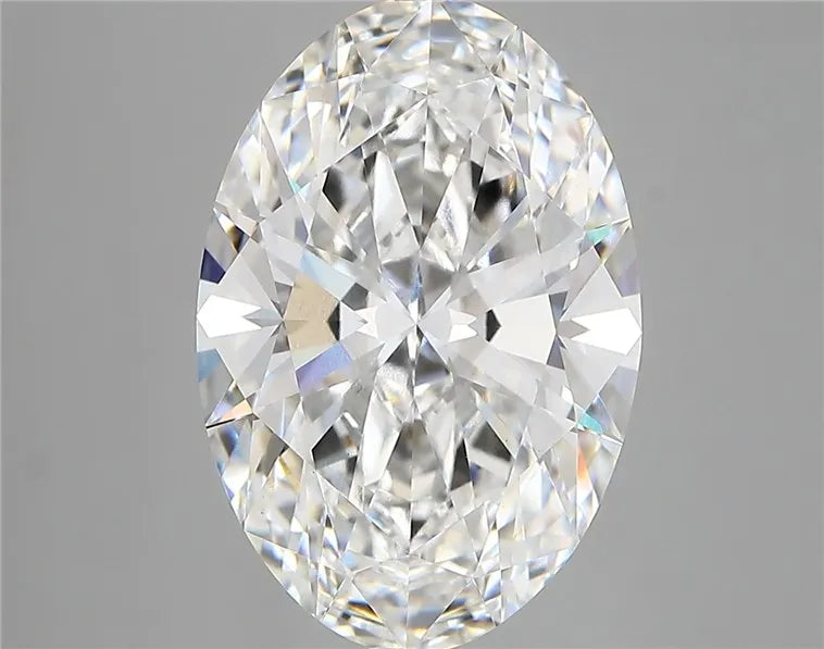 5.42ct Oval Lab Grown Diamond (Colour E, Clarity VVS2, IGI Certified)