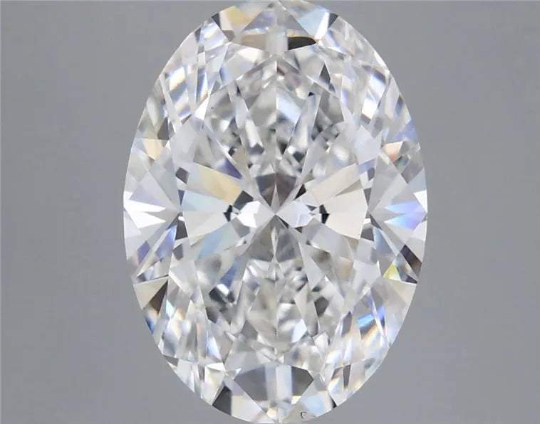 5.51ct Oval Lab Grown Diamond (Colour E, Clarity VS2, IGI Certified)