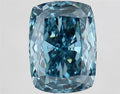5.68ct Cushion modified Lab Grown Diamond (Colour Fancy Vivid Blue, Clarity VS1, IGI Certified)