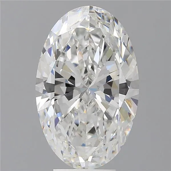 6.00ct Oval Lab Grown Diamond (Colour E, Clarity VVS2, IGI Certified)