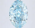 6.05ct Oval Lab Grown Diamond (Colour Fancy Intense Blue, Clarity VVS2, IGI Certified)