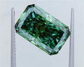 6.07ct Radiant Lab Grown Diamond (Colour Fancy Vivid Green, Clarity VS2, IGI Certified)