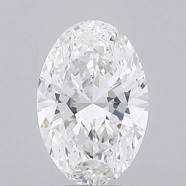 6.18ct Oval Lab Grown Diamond (Colour E, Clarity VVS2, IGI Certified)
