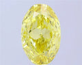 6.56ct Oval Lab Grown Diamond (Colour Fancy Intense Yellow, Clarity VS2, IGI Certified)