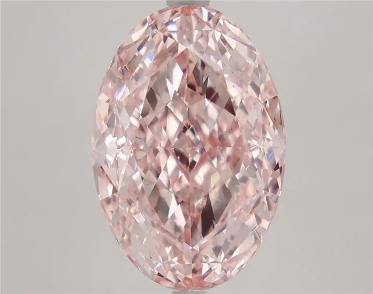 6.75ct Oval Lab Grown Diamond (Colour Fancy Intense Pink, Clarity VS1, IGI Certified)