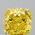 7.10ct Cushion modified Lab Grown Diamond (Colour Fancy Vivid Yellow, Clarity VVS2, IGI Certified)