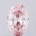8.01ct Oval Lab Grown Diamond (Colour Fancy Vivid Pink, Clarity VS1, IGI Certified)