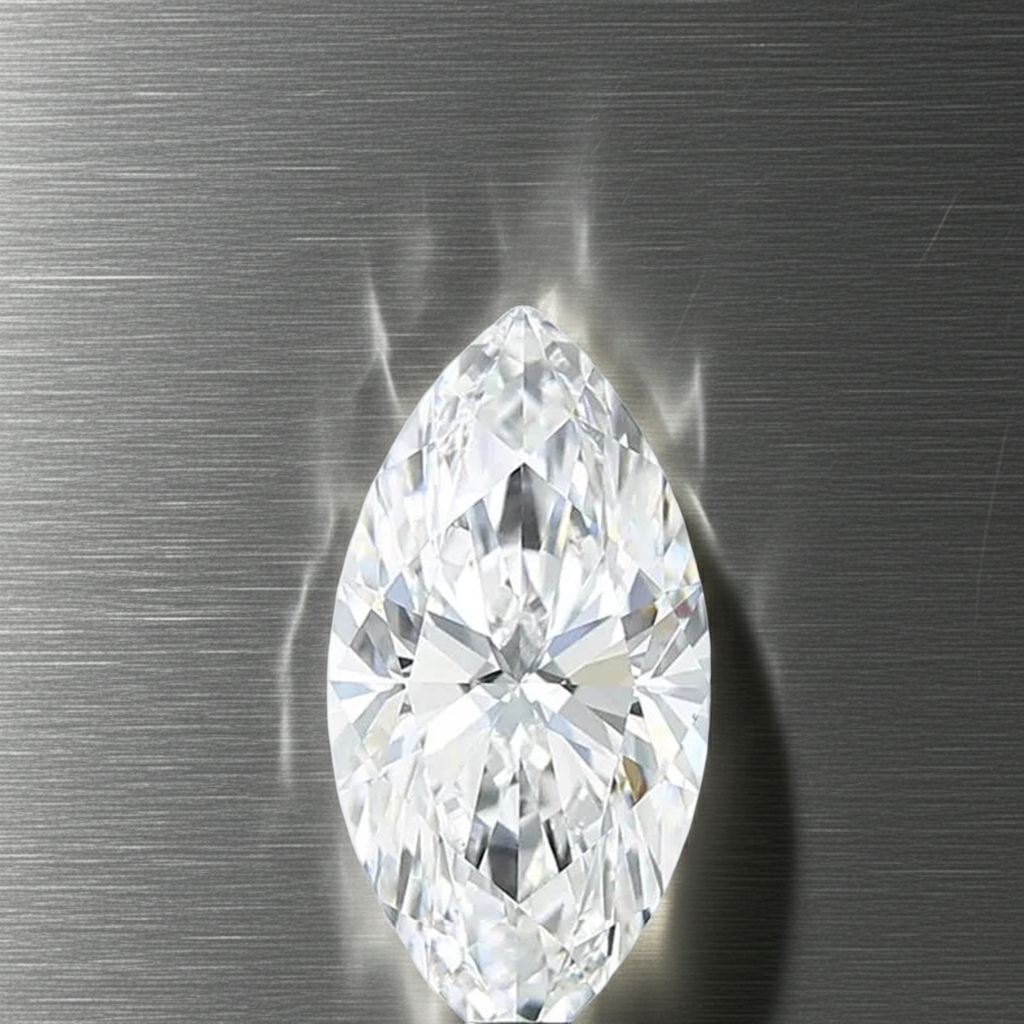3.02ct Marquise Lab Grown Diamond (Colour F, Clarity VS2, IGI Certified)