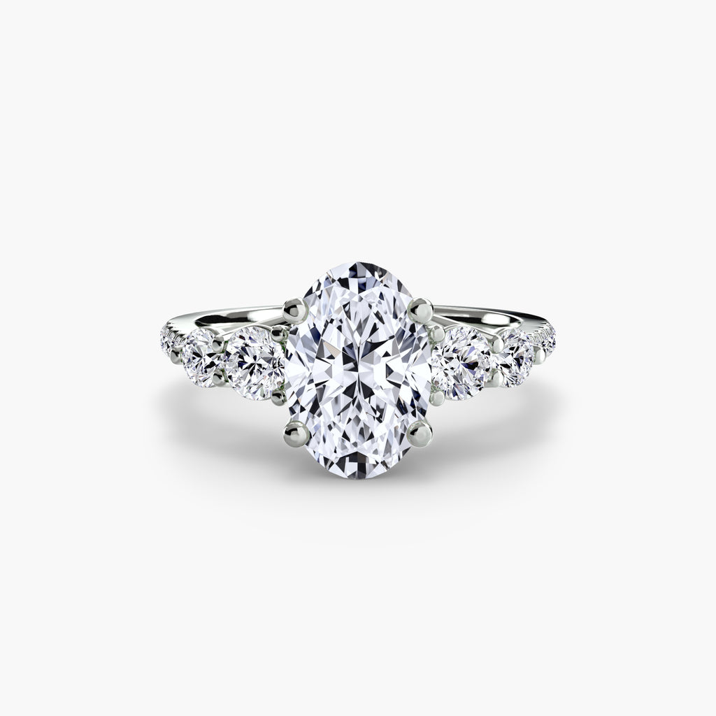 Cielo Five Stone Pavé