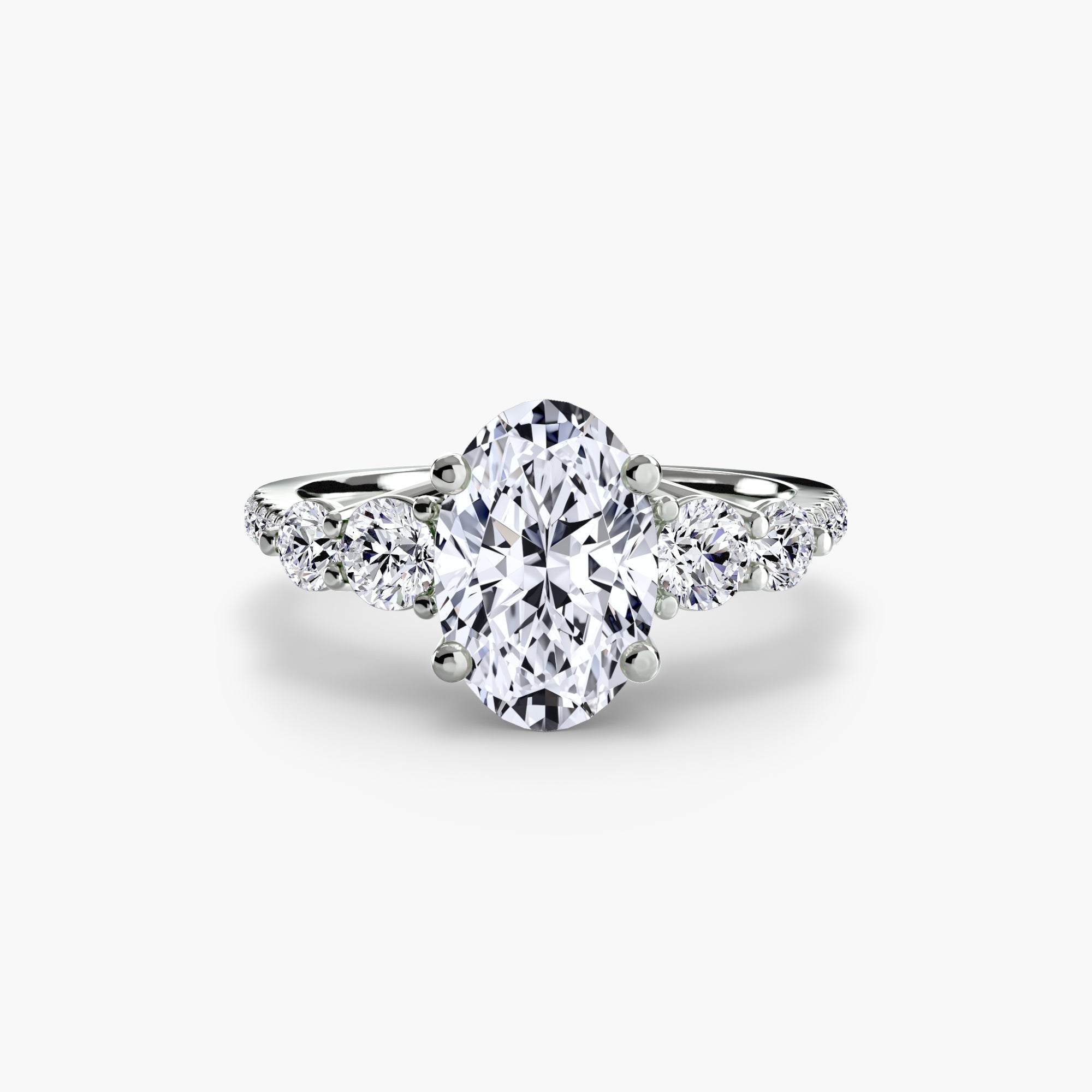 Cielo Five Stone Pavé