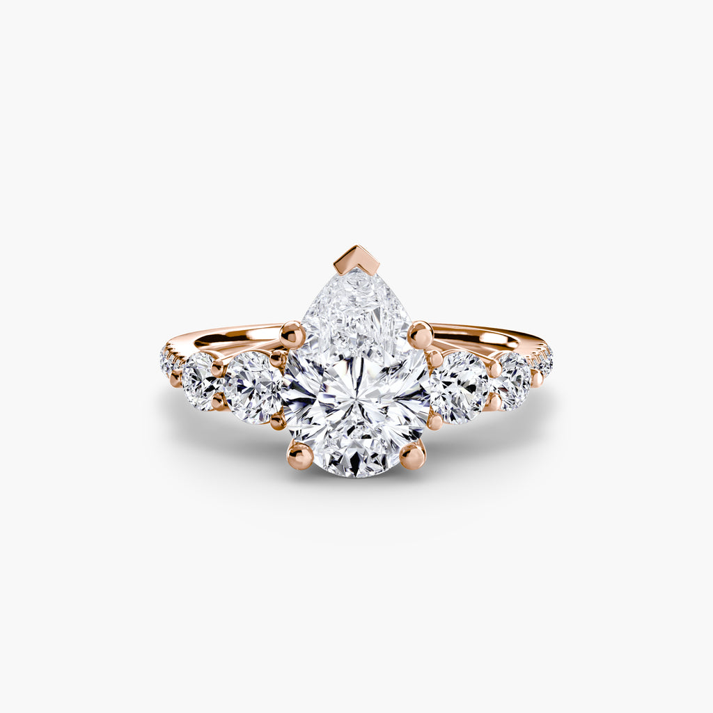 Cielo Five Stone Pavé