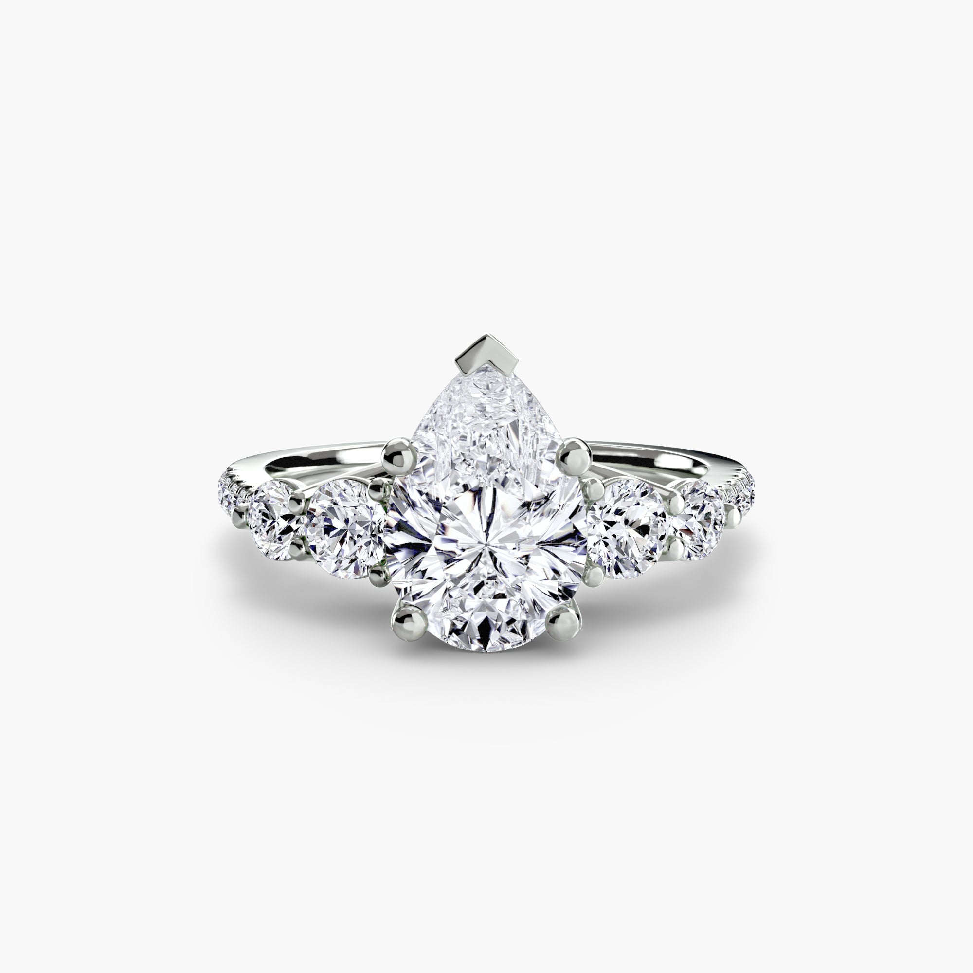 Cielo Five Stone Pavé