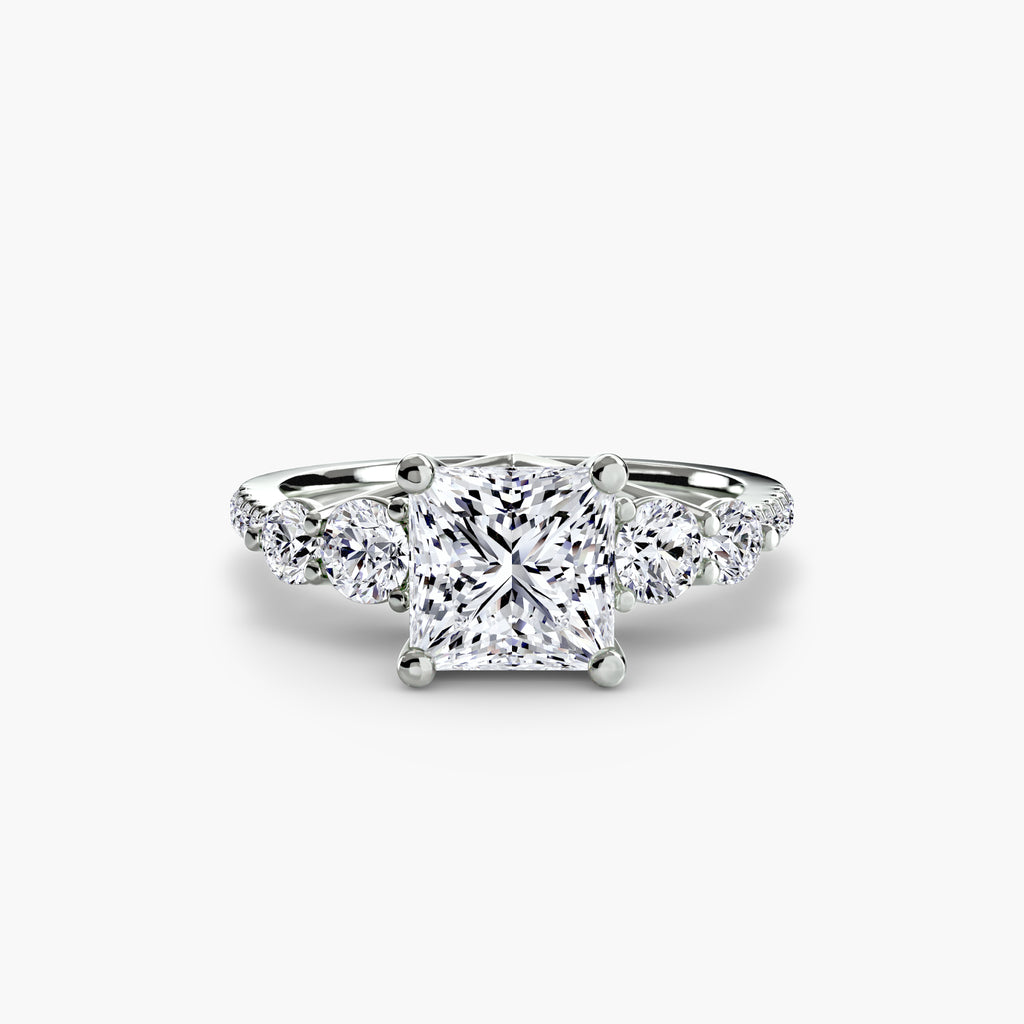 Cielo Five Stone Pavé