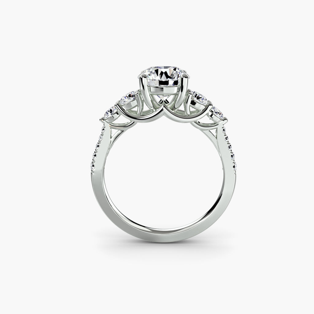 Cielo Five Stone Pavé