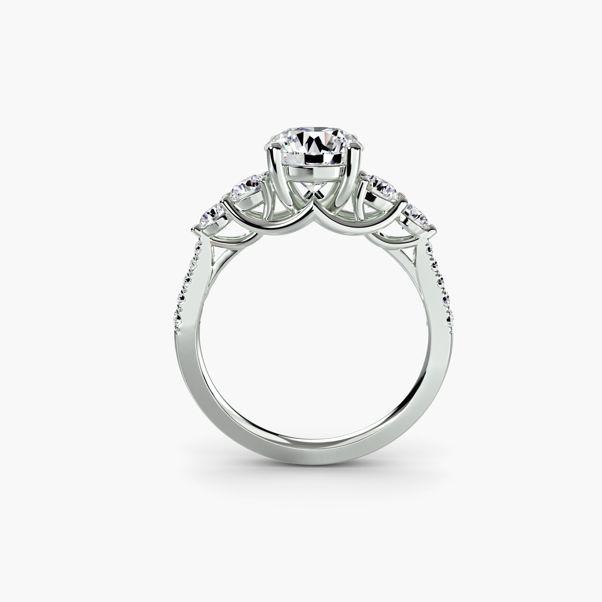 Cielo Five Stone Pavé