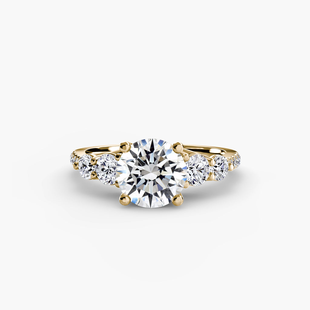Cielo Five Stone Pavé